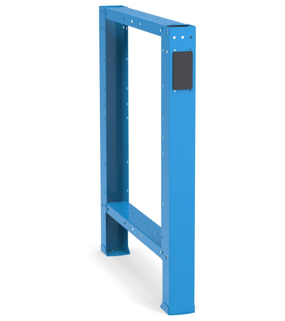 Gamba per banchi Work Master – 84 × 726 × 850 mm, Blu (RAL 5012) – foto 2