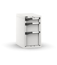 [M12A070C0102908] Cassettiera Master con 3 cassetti 1x100 1x200 1x300 – H 700 mm – Grigio chiaro (RAL 7035)