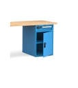 Porta interna destra H=600 mm con maniglia Dark Grey Master – Blu (RAL 5012) – foto 2