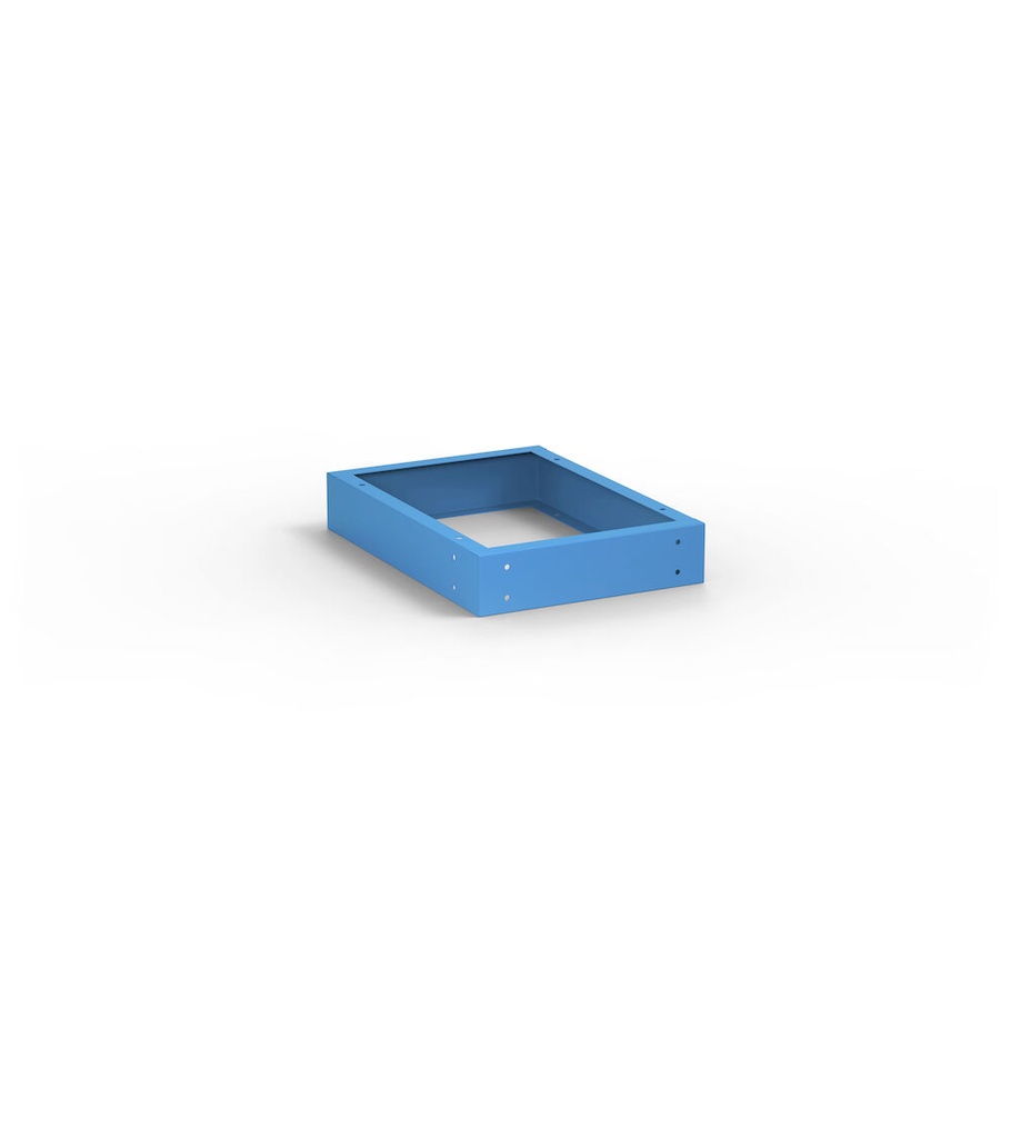 [M12Z10000000004] Zoccolo di rialzo Master – 406 × 572 × 100 mm (18×27 EH), Blu (RAL 5012)