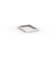 [M12Z05000000008] Zoccolo di rialzo Master – 406 × 572 × 50 mm (18×27 EH), Grigio chiaro (RAL 7035)