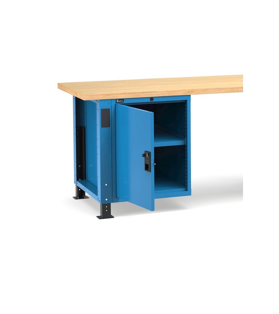 Porta interna sinistra H=600 mm con maniglia Dark Grey Master – Blu (RAL 5012) – foto 3