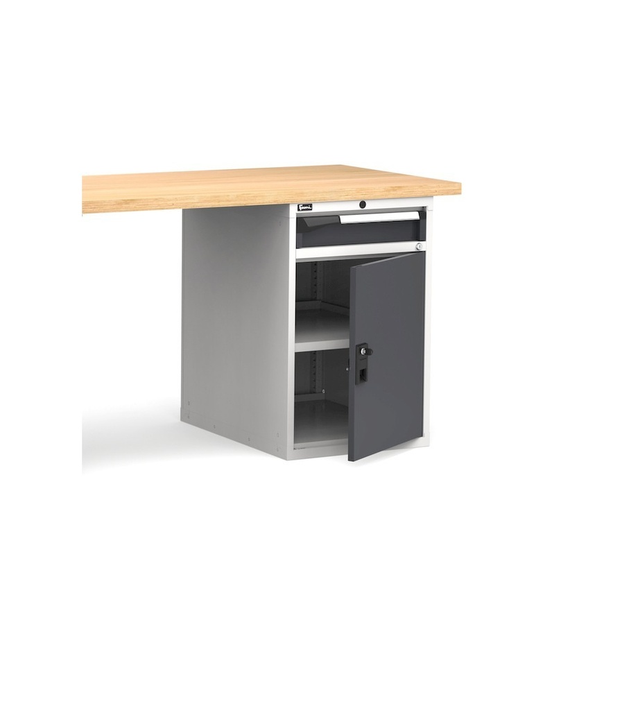 Porta interna destra H=600 mm con maniglia Dark Grey Master – Grigio antracite (RAL 7016) – foto 2