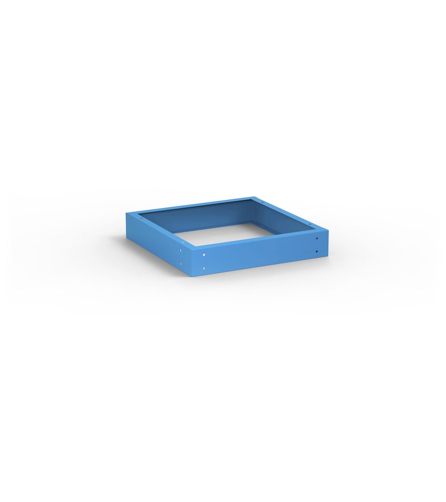 [M22Z10000000004] Zoccolo di rialzo Master – 559 × 572 × 100 mm (27×27 EH), Blu (RAL 5012)