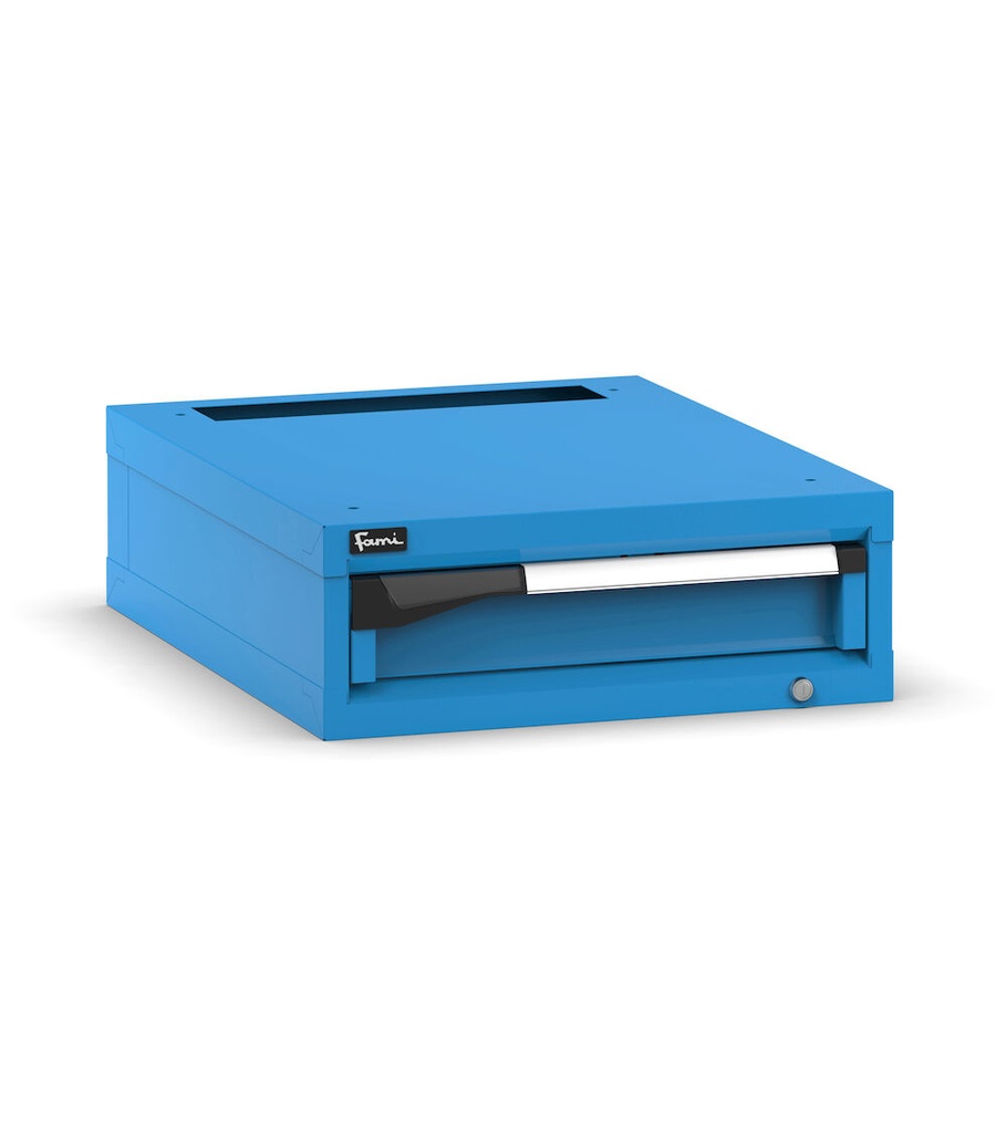 [M23A020C0100504] Cassettiera Master con 1 cassetto 1x100 – H 200 mm – Blu (RAL 5012)