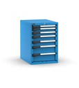 [M23A080C0106604] Cassettiera Master con 7 cassetti 1x50 2x75 2x100 2x150 – H 800 mm – Blu (RAL 5012)