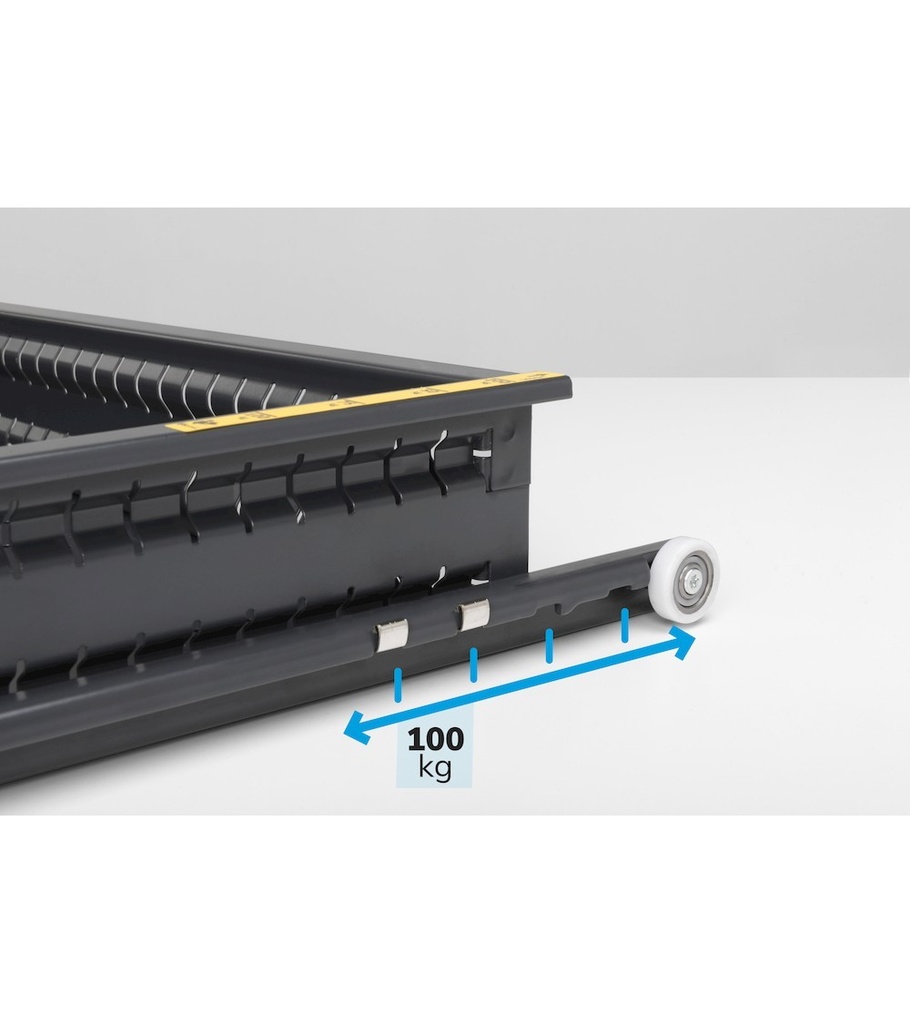 Armadio con 1 cassetto 1x100 1xPR Master – H 850 mm – Blu (RAL 5012) – foto 14