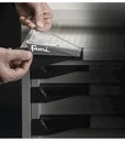 Armadio con ruote con 7 cassetti 2x75 4x100 1x150 Master – H 1022 mm – Grigio chiaro (RAL 7035) – foto 20