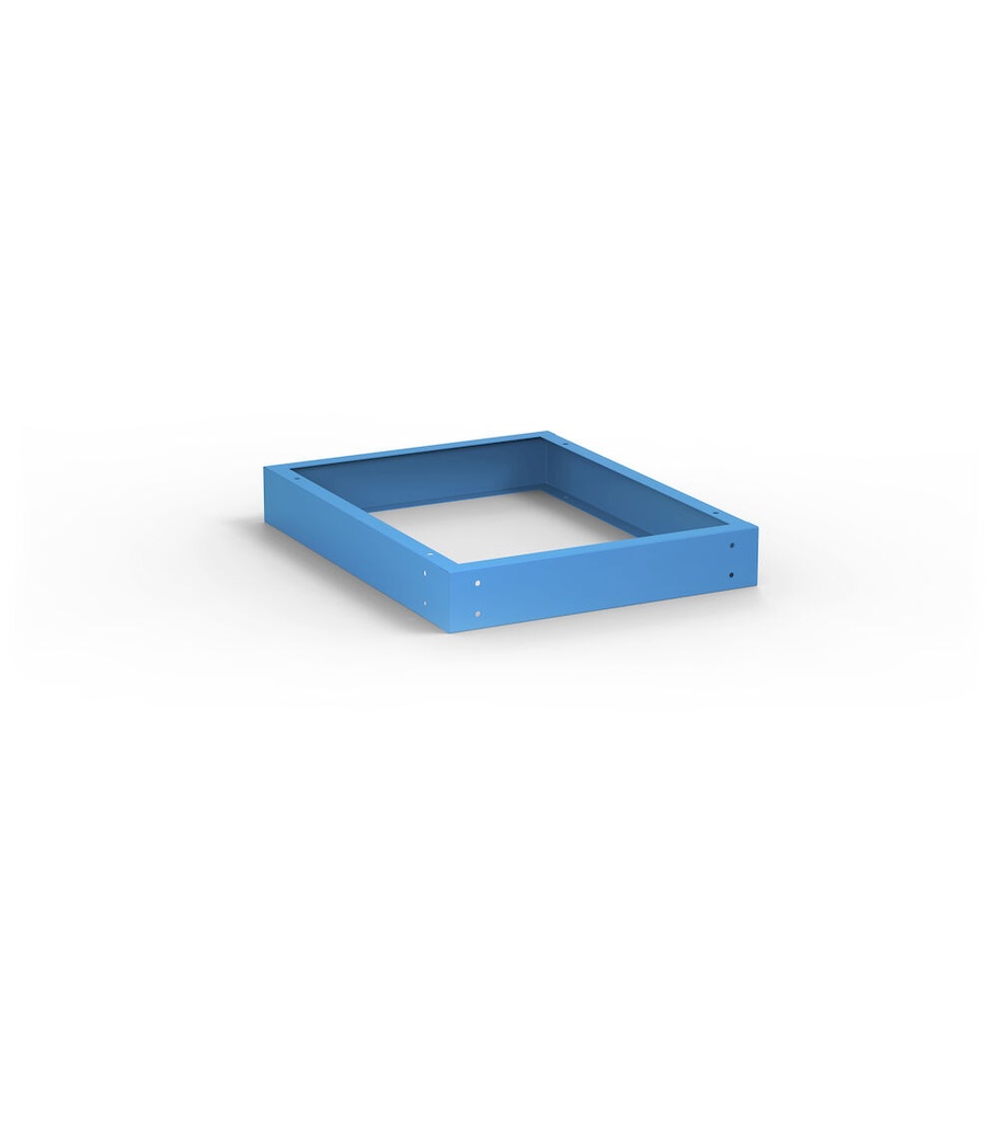 [M23Z10000000004] Zoccolo di rialzo Master – 559 × 725 × 100 mm (27×36 EH), Blu (RAL 5012)