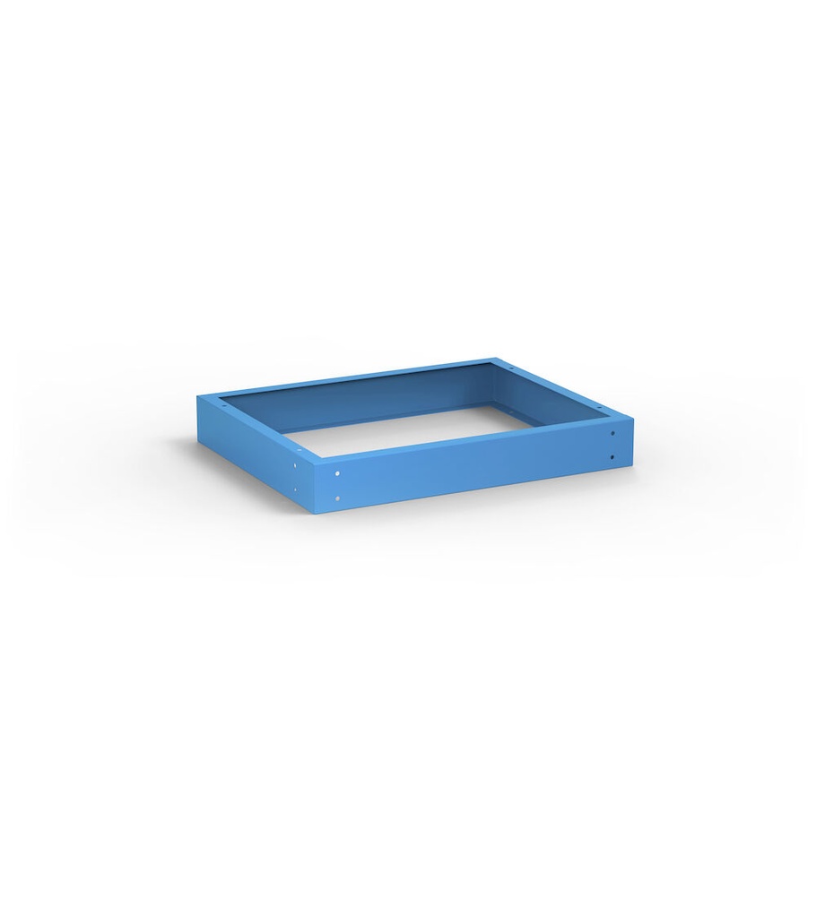 [M32Z10000000004] Zoccolo di rialzo Master – 712 × 572 × 100 mm (36×27 EH), Blu (RAL 5012)