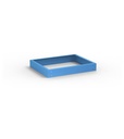 [M32Z10000000004] Zoccolo di rialzo Master – 712 × 572 × 100 mm (36×27 EH), Blu (RAL 5012)