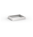 [M32Z10000000008] Zoccolo di rialzo Master – 712 × 572 × 100 mm (36×27 EH), Grigio chiaro (RAL 7035)