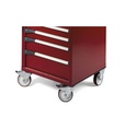 Armadio con ruote con 7 cassetti 2x75 2x100 2x125 1x150 Master – H 1072 mm – Grigio chiaro + Grigio antracite (RAL 7035+7016) – foto 24
