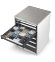 Top in acciaio inox Master – 714 × 726 × 31 mm (36×36 EH) – foto 3