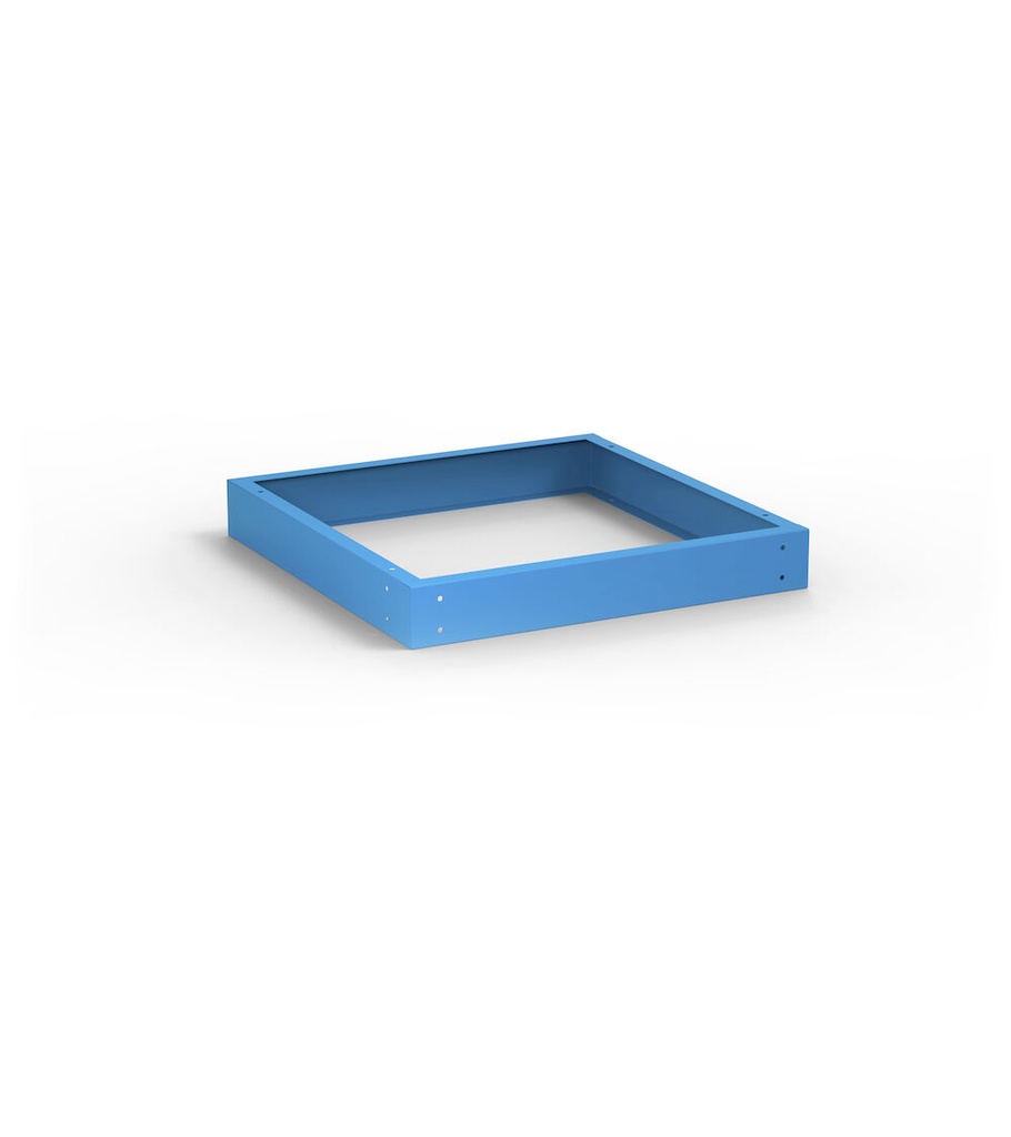 [M33Z10000000004] Zoccolo di rialzo Master – 712 × 725 × 100 mm (36×36 EH), Blu (RAL 5012)
