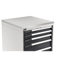 Top in acciaio inox Master – 1190 × 726 × 31 mm (64×36 EH) – foto 2