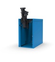 Banco professionale con 4 cassetti e morsa, 150 cm, blu e antracite – foto 6