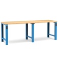 [MASTERWR2502] Banco da lavoro Work Master fisso – 2500 × 750 × 890 mm, Blu + Grigio antracite (RAL 5012+7016)