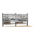 Banco con 1 cassetto 1x100 Work Master – H 1708/2058 mm – 2500 × 750 × 1708/2058 mm, Grigio chiaro + Grigio antracite (RAL 7035+7016) – foto 17