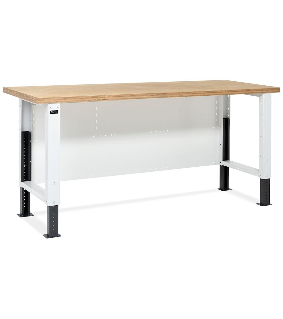 [MBR03S0V0V001PD] Banco Work Master BR regolabile smontato, piano in multiplex 40 mm – 2000 × 750 × 740/1065 mm