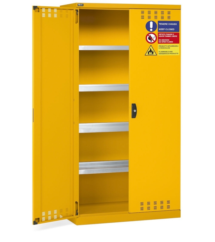 Armadio con porte a battente fessurate Perfom – 1023 × 555 × 2000 mm – foto 2