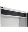 Armadio caricabatterie con griglia areazione, pannelli forati, accessori, L1023 x P555 x H2000 – Grigio chiaro (RAL 7035) – foto 6