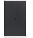 Armadio con porte a battente Perfom – 64×27 EH 9 cassetti – Grigio chiaro + Grigio antracite (RAL 7035+7016) – foto 2