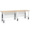 [MBR04S0V0V001PD] Banco Work Master BR regolabile smontato, piano in multiplex 40 mm – 3000 × 750 × 740/1065 mm