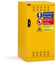 Armadio con porta a battente fessurata Perfom – H 1000 mm – Giallo oro (RAL 1004) – foto 2