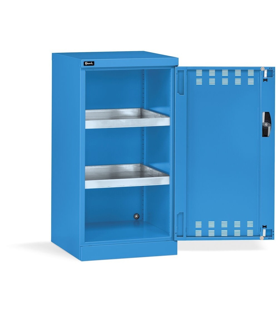 [PERFOM11013] Armadio con porta a battente fessurata Perfom – H 1000 mm – Blu (RAL 5012)