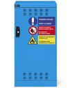 Armadio con porta a battente fessurata Perfom – H 1000 mm – Blu (RAL 5012) – foto 3