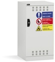 Armadio con porta a battente fessurata Perfom – H 1000 mm – Grigio chiaro (RAL 7035) – foto 2