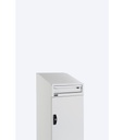 Armadio con porta a battente con leggio Perfom – H 1409 mm – Grigio chiaro (RAL 7035) – foto 3