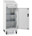 Armadio con porta a battente con leggio Perfom – H 1409 mm – Grigio chiaro (RAL 7035) – foto 5