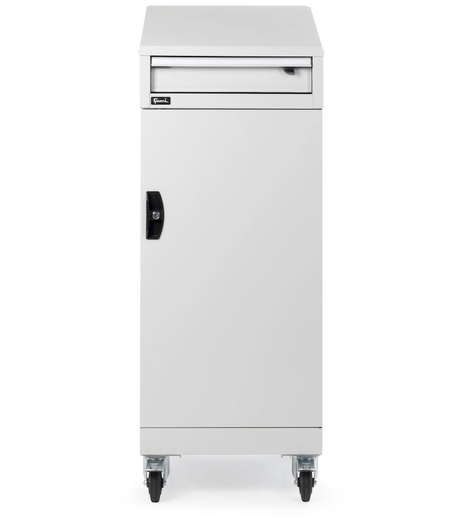 Armadio con porta a battente con leggio Perfom – H 1409 mm – Grigio chiaro (RAL 7035) – foto 9