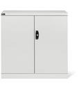 Armadio con porte a battente Perfom – 54×27 EH 1 cassetti – Grigio chiaro (RAL 7035) – foto 2
