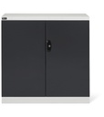 Armadio con porte a battente Perfom – 54×27 EH 3 cassetti – Grigio chiaro + Grigio antracite (RAL 7035+7016) – foto 2