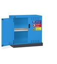Armadio con porte a battente fessurate Perfom – 1048 × 600 × 1027 mm, Blu (RAL 5012) – foto 2