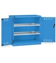 [PERFOM12020] Armadio con porte a battente fessurate Perfom – 1023 × 555 × 1000 mm, Blu (RAL 5012)