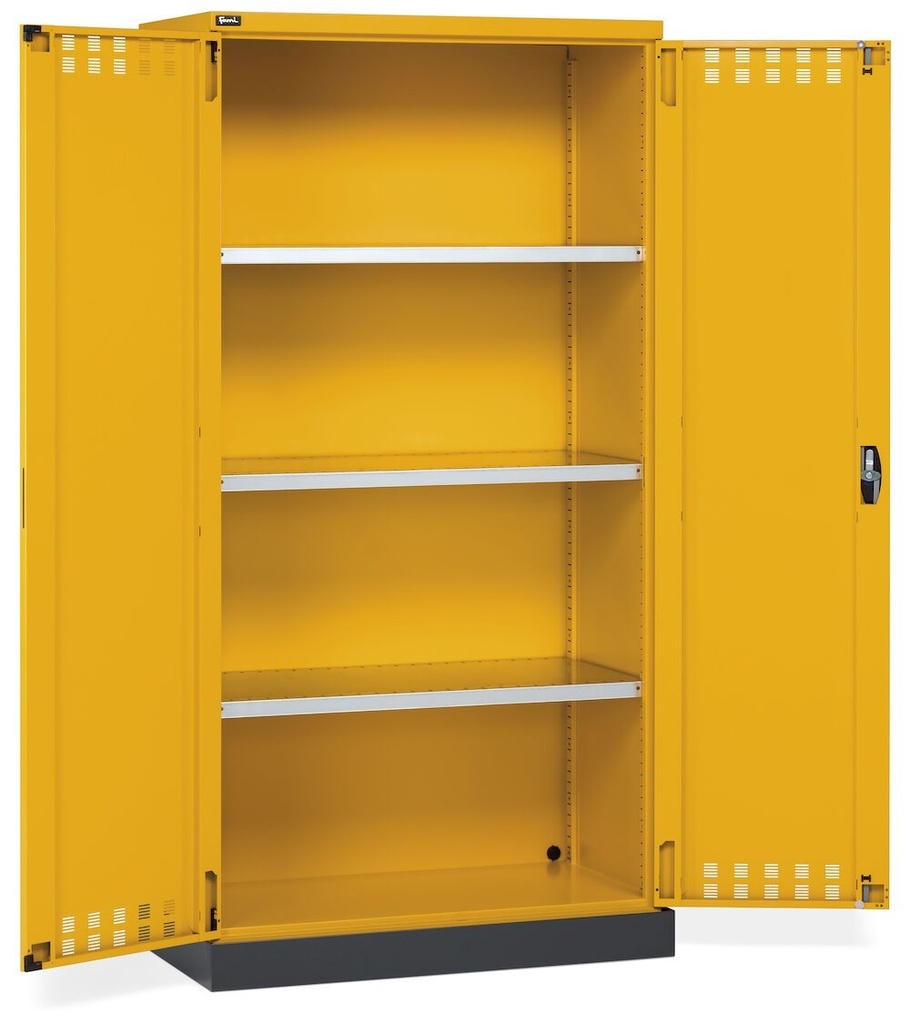 [PERFOM14025] Armadio con porte a battente fessurate Perfom – 1048 × 600 × 2027 mm