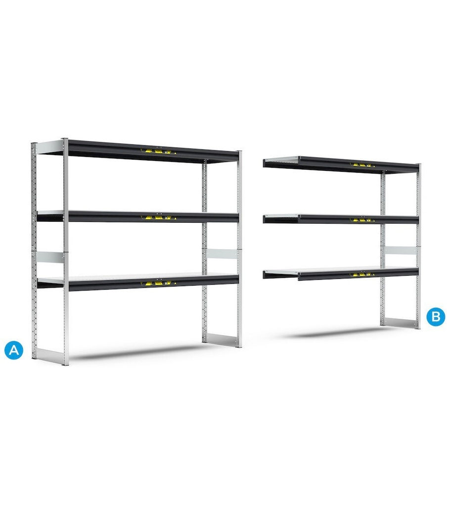 Scaffale con 6 piani e 6 correnti – 2065 × 821 × 2016 mm – foto 2