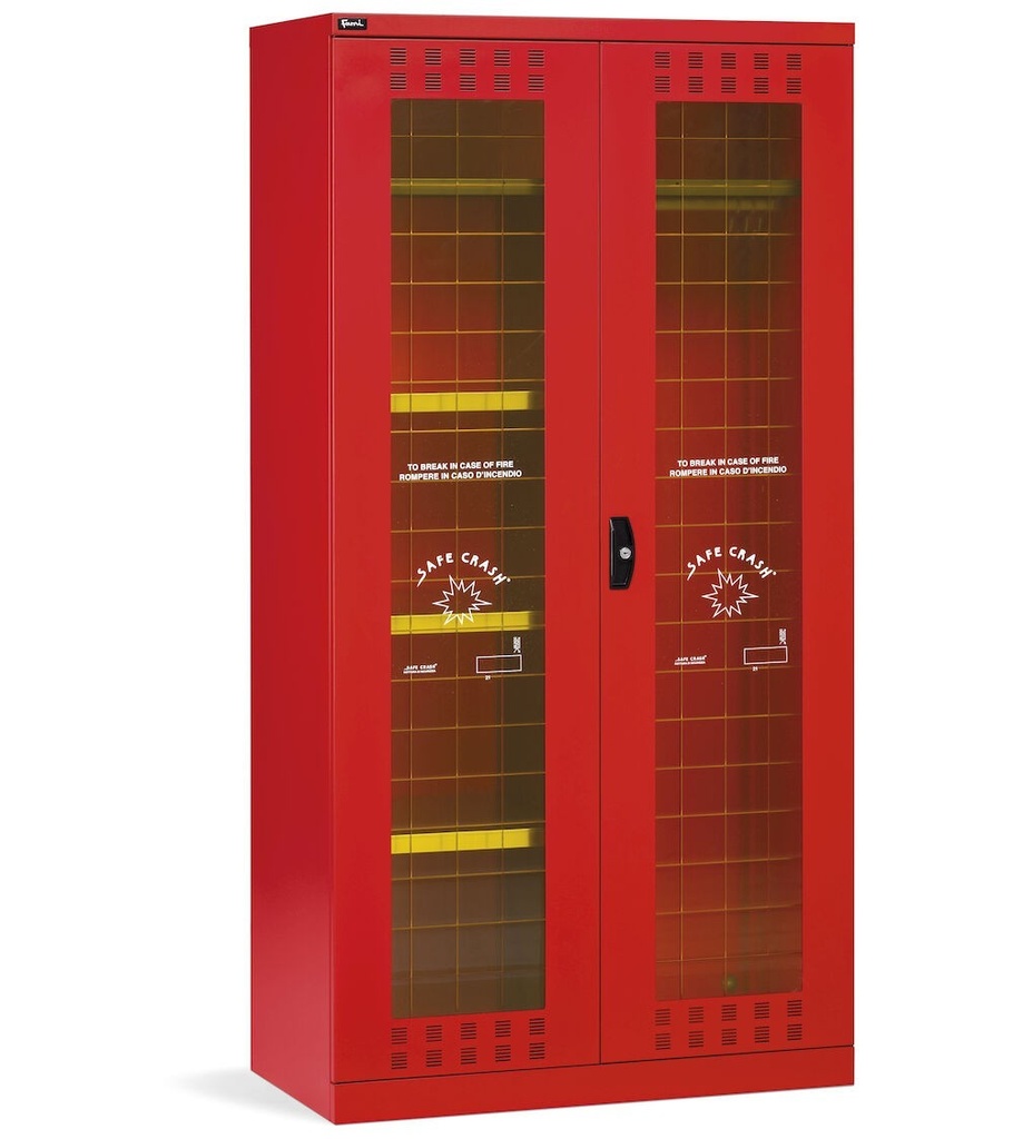 Armadio di sicurezza DPI e attrezzature antincendio, L1023 x P555 x H2000 mm – foto 2