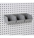 Armadio porta attrezzi con ante battente e accessori, L1023 x P555 x H2000 mm – Blu (RAL 5012) – foto 6