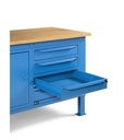 Banco da lavoro WORK1510 con 1 armadio a cassetti con 4 cassetti e 1 armadio con porta – foto 10