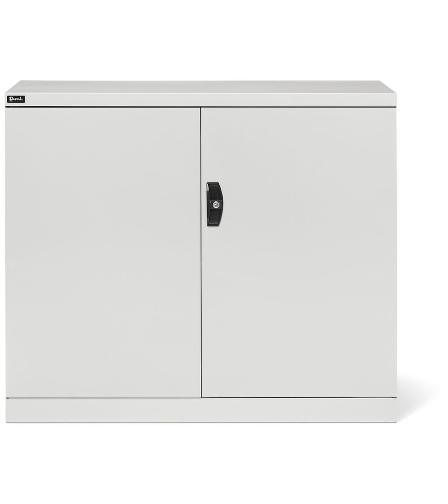 Armadio con porte a battente Perfom – 64×27 EH 2 cassetti – Grigio chiaro (RAL 7035) – foto 2