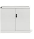 Armadio con porte a battente Perfom – 64×27 EH 2 cassetti – Grigio chiaro (RAL 7035) – foto 2
