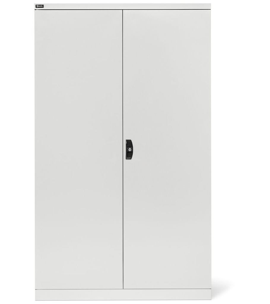 Armadio con porte a battente Perfom – 64×27 EH – 1193 × 555 × 2000 mm, Grigio chiaro (RAL 7035) – foto 2
