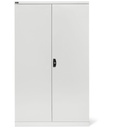 Armadio con porte a battente Perfom – 64×27 EH – 1193 × 555 × 2000 mm, Grigio chiaro (RAL 7035) – foto 2