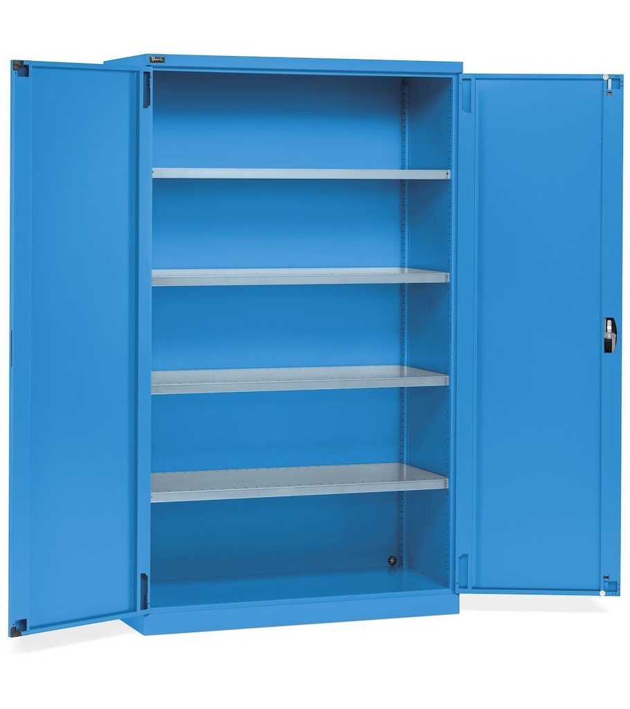 [PERFOM17003] Armadio con porte a battente Perfom – 64×27 EH – 1193 × 555 × 2000 mm, Blu (RAL 5012)