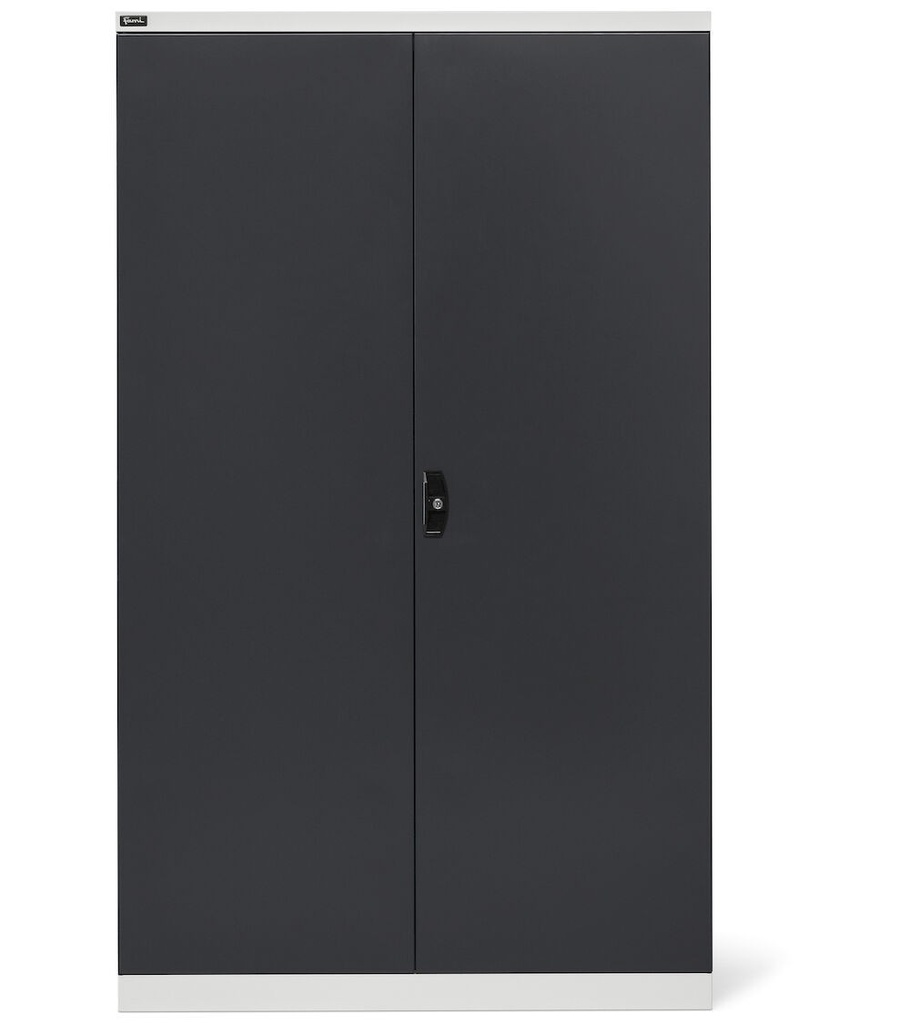 Armadio con porte a battente Perfom – 64×27 EH 3 cassetti – 1193 × 555 × 2000 mm, Grigio chiaro (RAL 7035) – foto 2